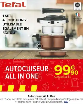 Carrefour Market Tefal autocuiseur all in one offre