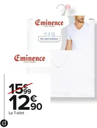 Eminence t-shirt col v homme