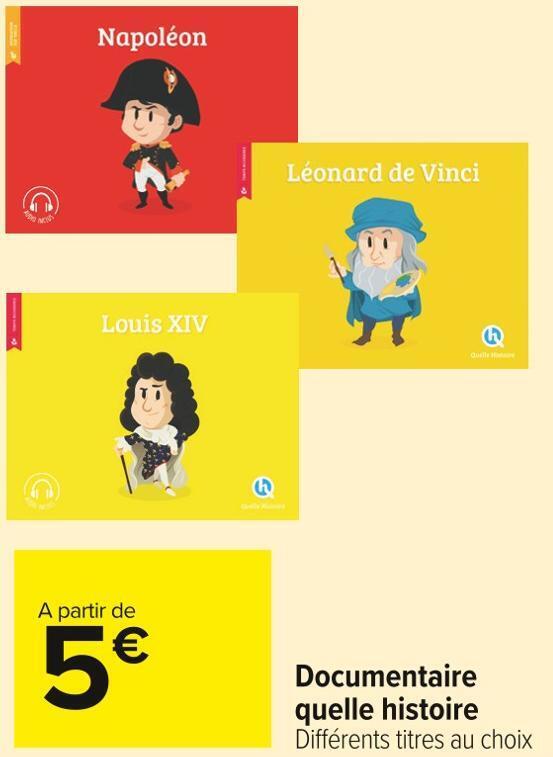 Promo Documentaire quelle histoire chez Carrefour Market