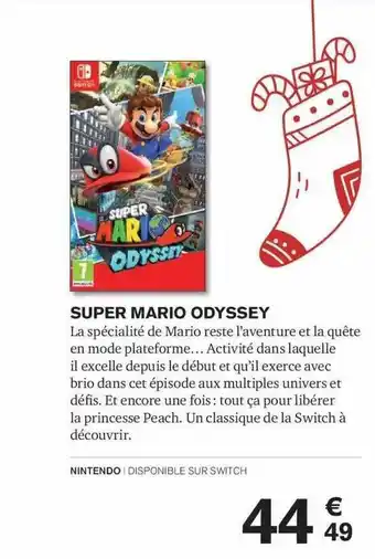 Carrefour Super mario odyssey offre