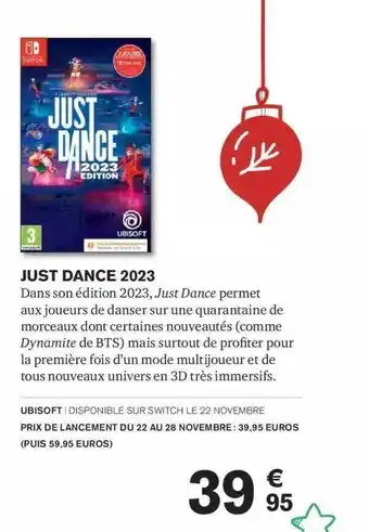 Carrefour Just dance 2023 offre