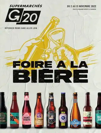 G20 Foire à la bière offre