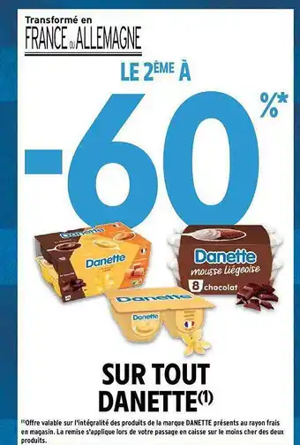 Intermarché Hyper Danette offre