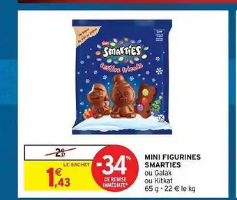 Intermarché Hyper Mini figurines smarties offre