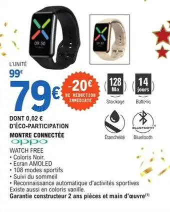 E.Leclerc Montre connectée offre