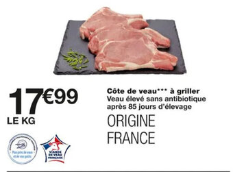 Monoprix Côte de veau à griller offre