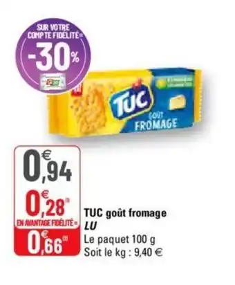 G20 Tuc goût fromage LU offre