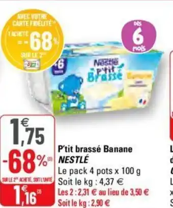 G20 p'tit brassé Banane offre