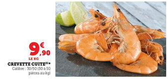 Super U Crevette Cuite offre