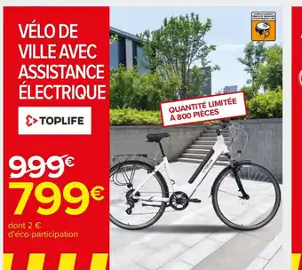 Carrefour Market Velo de Ville Avec Assistance Electrique offre