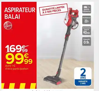 Carrefour Market Aspirateur Balai offre