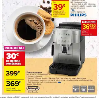 Carrefour Market Expresso Broyeur offre
