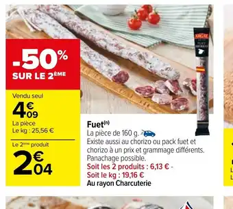 Carrefour Market Fuet offre