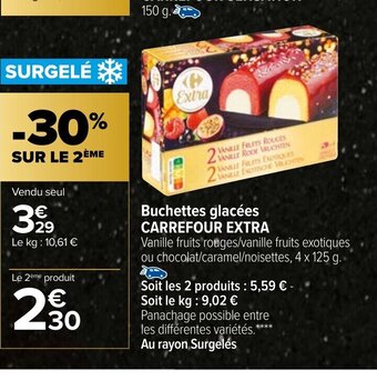 Carrefour Market Buchettes Glacées Carrefour Extra offre