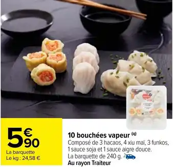 10 Bouchees Vapeur