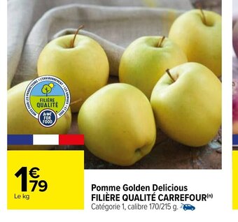 Carrefour Market Pomme Golden Delicious Filière qualité Carrefour offre