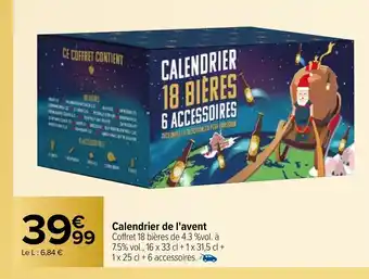 Carrefour Market Calendrier de l'Avent offre