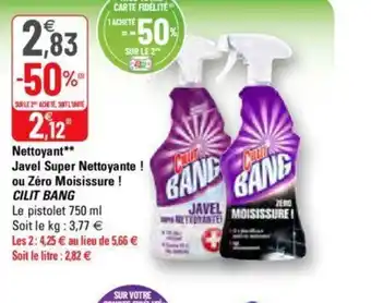 G20 Nettoyant Javel Super Nettoyante offre