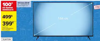 Carrefour Market Téléviseur Led 4k offre