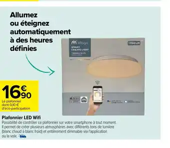 Carrefour Market Plafonnier Led Wifi offre
