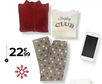 Pyjama 3 Pieces Femme
