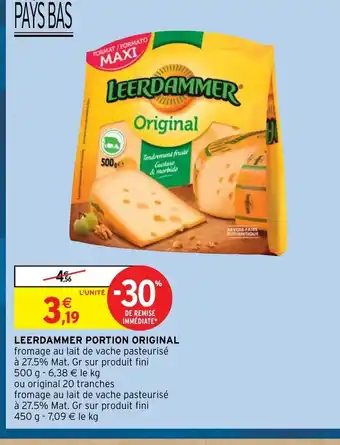 Intermarché Leerdammer Portion Original offre