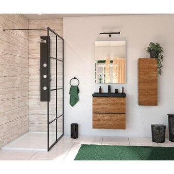 Brico Dépôt Paroi walk-in 100 cm type "industriel" offre