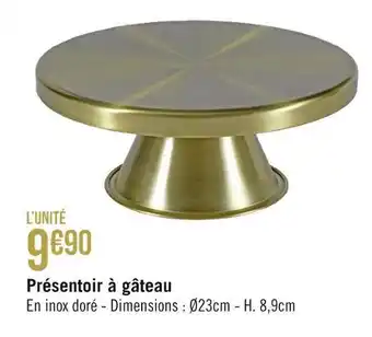 Présentoir à gâteau