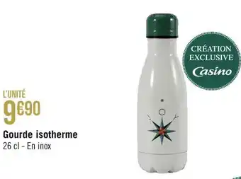 Géant Casino Casino gourde isotherme offre