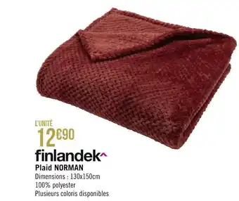 Géant Casino Finlandek plaid norman offre