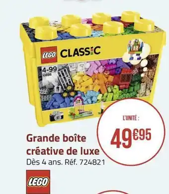 Géant Casino Lego grande boîte créative de luxe offre
