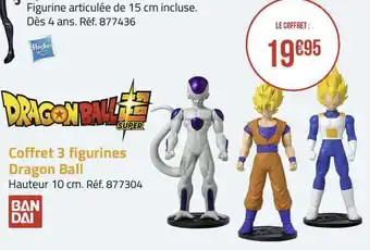 Géant Casino Dragon ball coffret 3 figurines offre