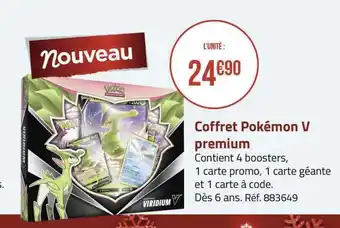 Géant Casino Pokémon coffret pokémon premium offre
