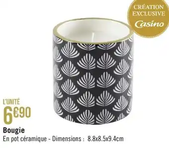 Géant Casino Casino bougie offre