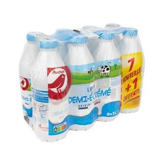Auchan Lait demi-écrémé auchan offre