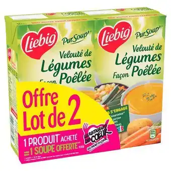 Auchan Pursoup velouté de légumes façon poêlée liebig offre