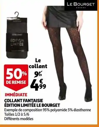 Auchan Collant fantaisie édition limitée le bourget offre