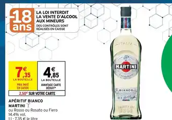 Intermarché Aperitig Bianco Martini offre