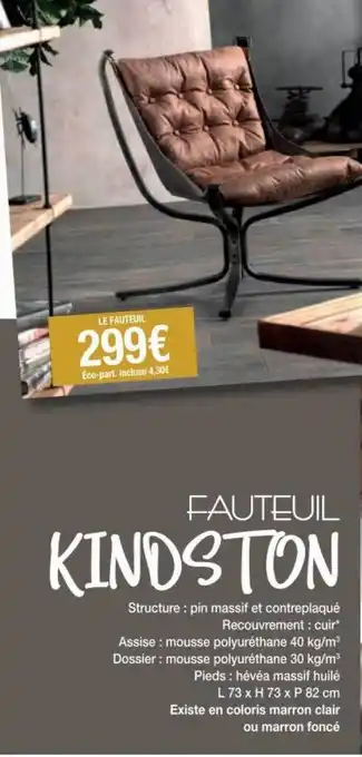 Cocktail Scandinave Fauteuil kindston offre