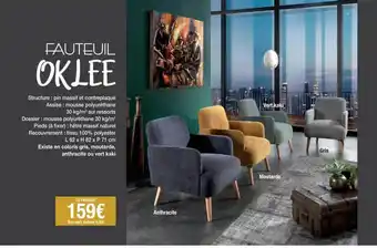 Cocktail Scandinave Fauteuil oklee offre