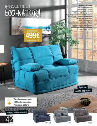 Banquette lit eco-natura