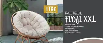Cocktail Scandinave Fauteuil fidji xxl offre