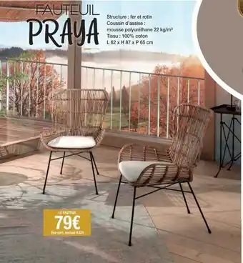 Cocktail Scandinave Fauteuil praya offre