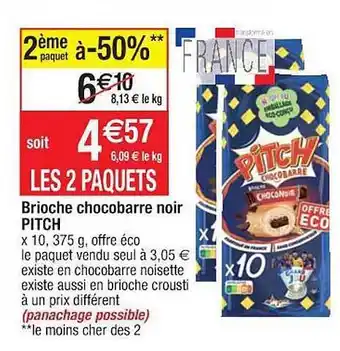 Cora x Carrefour Brioche chocobarre noir pitch offre