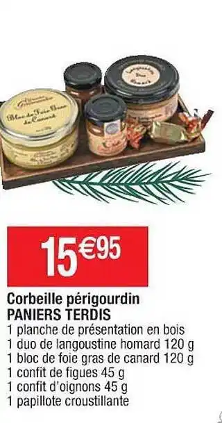 Cora x Carrefour Corbeille périgourdin paniers terdis offre