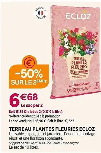 Delbard Terreau plantes fleuries ecloz offre