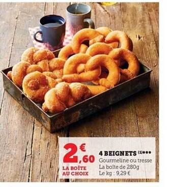 Hyper U 4 beignets offre