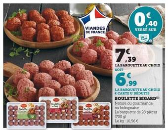 Hyper U Boulette bigard offre