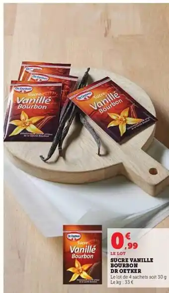 Hyper U Sucre vanille bourbon dr oetker offre