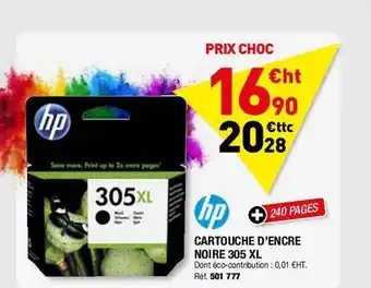 Hyperburo Cartouche d'encre noire 305xl hp offre